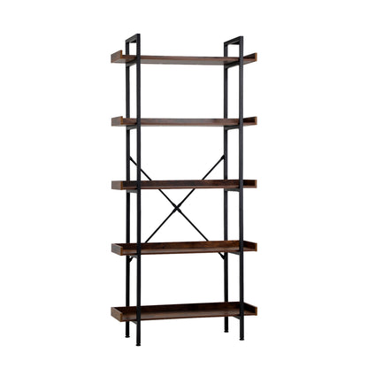 Oikiture Display Shelf 5-Tier Stand Rack 80CM-Bookshelf-PEROZ Accessories