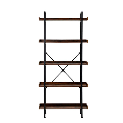 Oikiture Display Shelf 5-Tier Stand Rack 80CM-Bookshelf-PEROZ Accessories