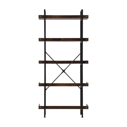 Oikiture Display Shelf 5-Tier Stand Rack 80CM-Bookshelf-PEROZ Accessories