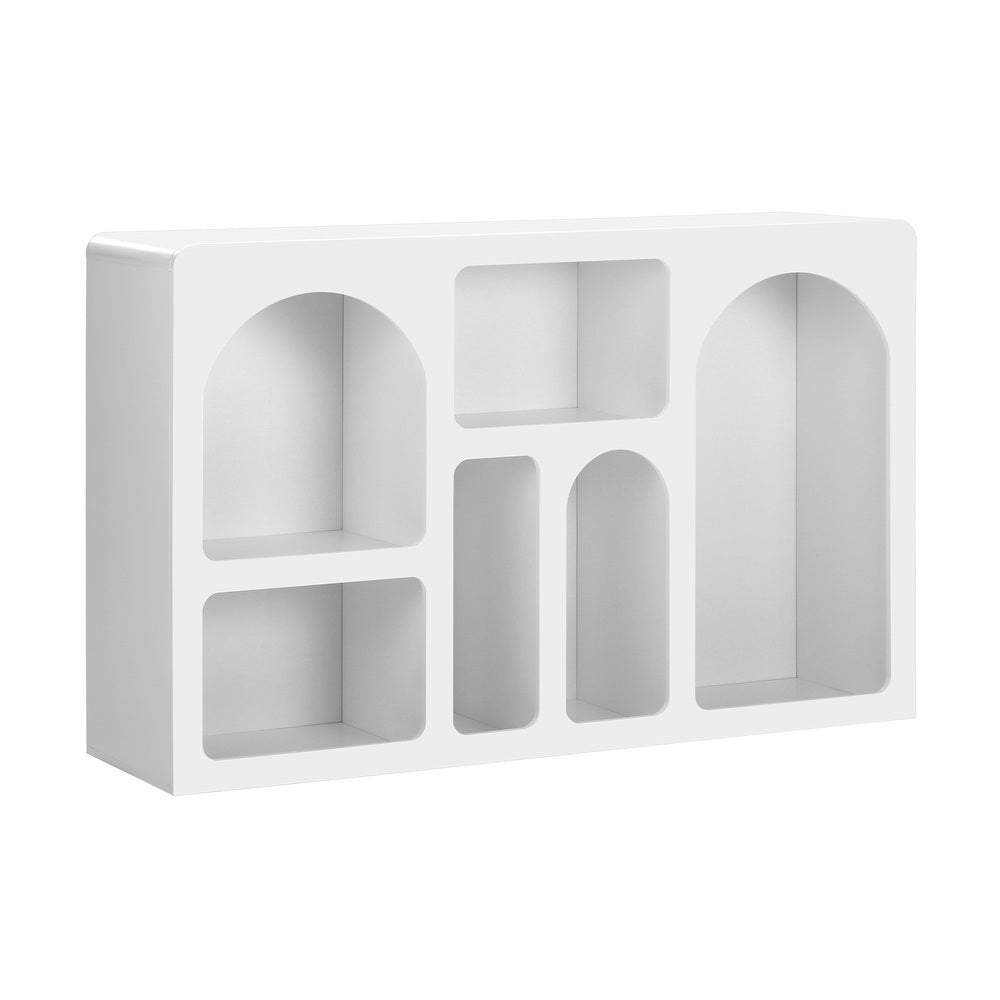 Oikiture Display Cabinet with 6 Irregular Shelves Art Dece Bookshelf Cave Stand Unit-Display Shelf-PEROZ Accessories