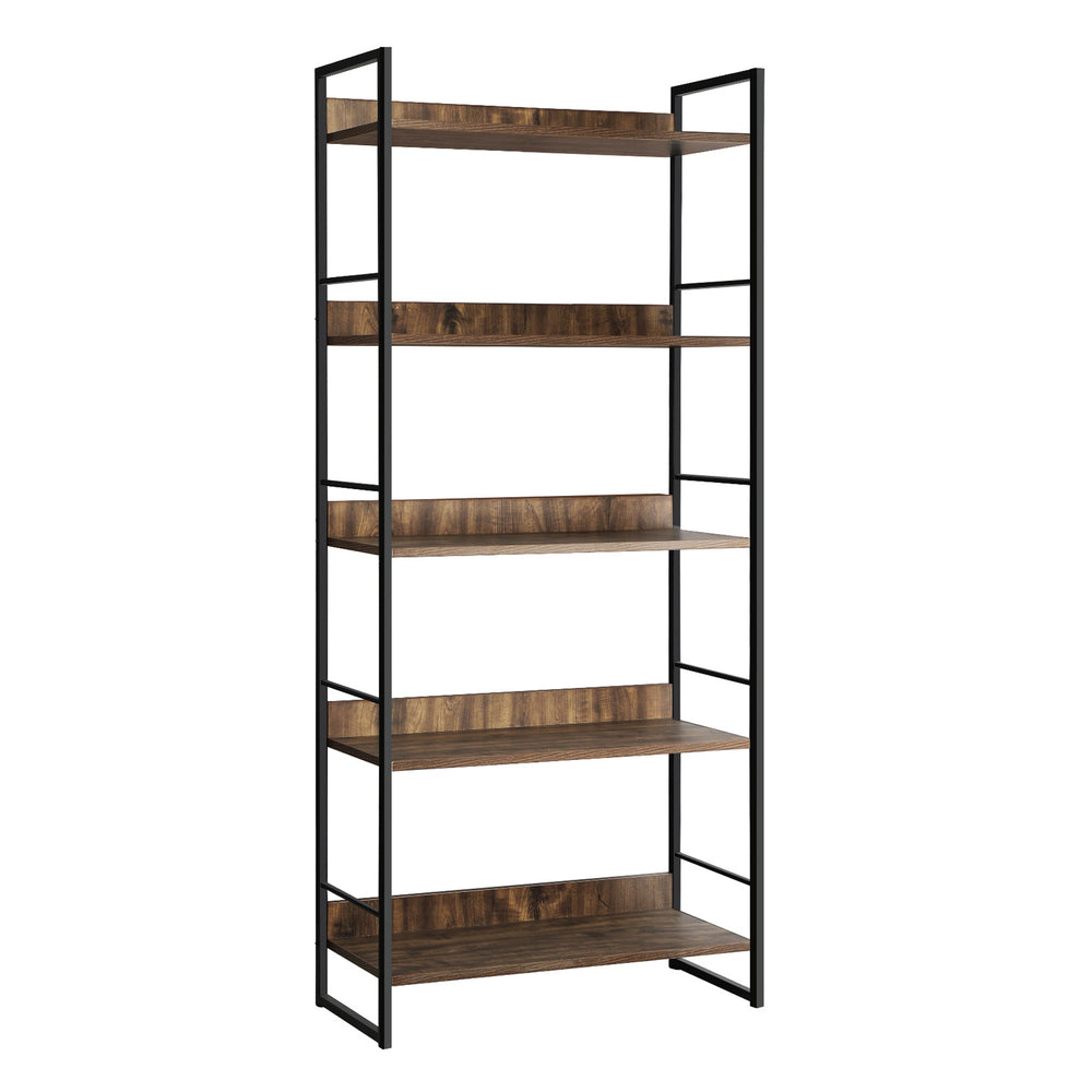 Oikiture Display Shelves Bookshelf Bookcase Shelf Storage Industrial Furniture-Bookcases &amp; Shelves-PEROZ Accessories