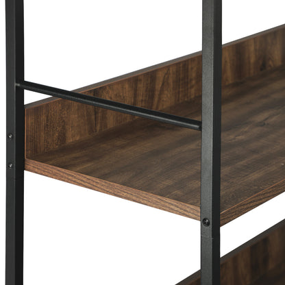 Oikiture Display Shelves Bookshelf Bookcase Shelf Storage Industrial Furniture-Bookcases &amp; Shelves-PEROZ Accessories