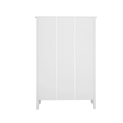 Oikiture Bookshelf Bookcase Display Shelf 5-Tier Storage Cabinet White-Display Shelf-PEROZ Accessories