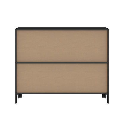 Oikiture Display Shelf Storage Stand Bookshelf Black-Bookshelf-PEROZ Accessories