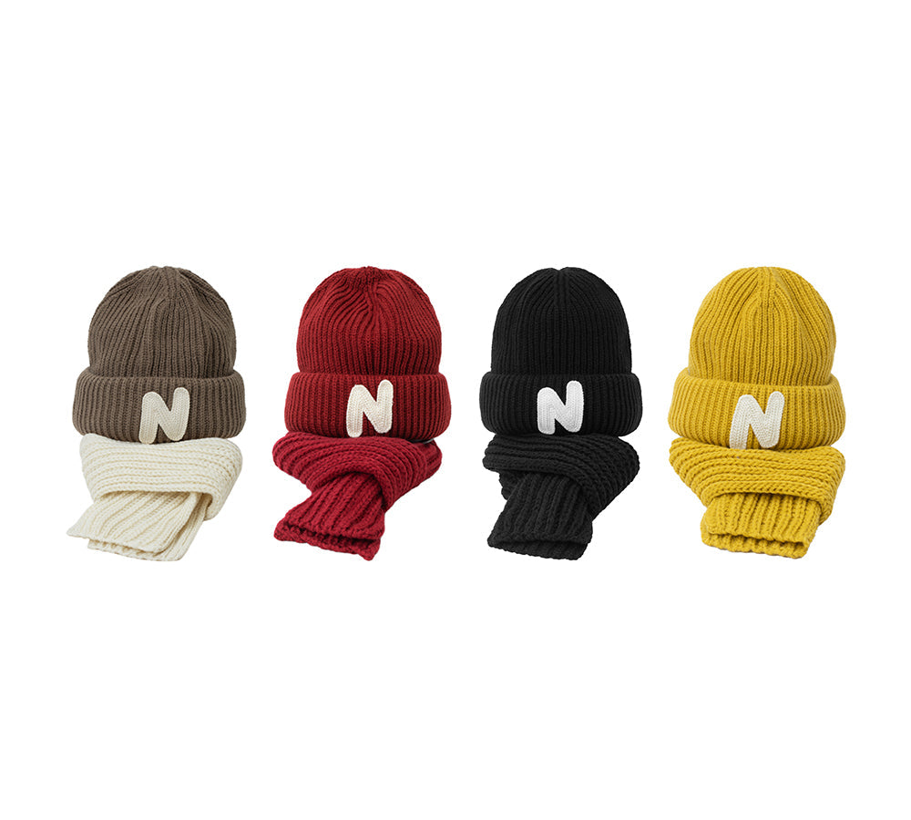 EVERAU® Kids Beanie and Scarf Gift Set Snoh-PEROZ Accessories
