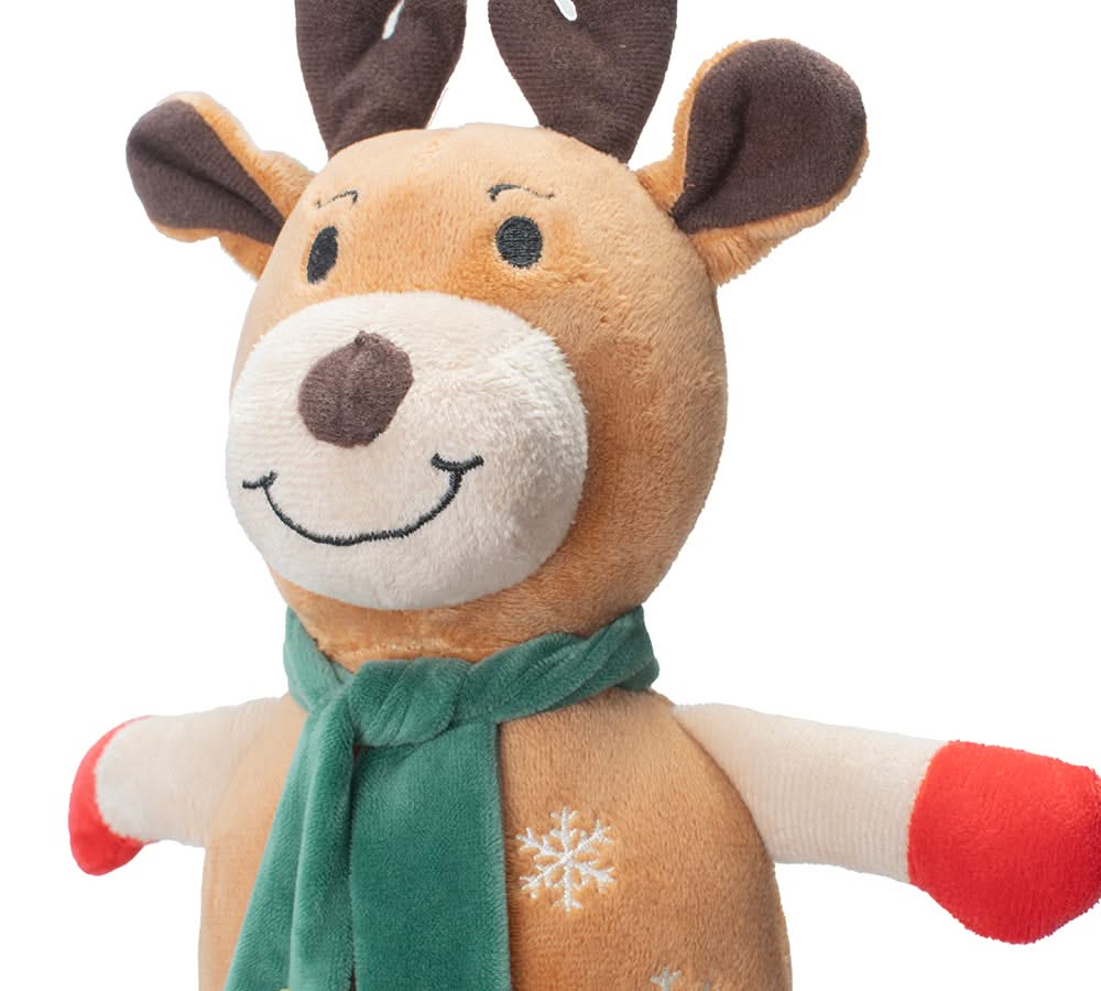 Pet Christmas Reindeer Chewers and Gift Bag