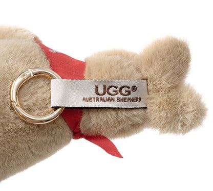 AUSTRALIAN SHEPHERD® Cute Scarfed Plush Kangaroo Keyrings-PEROZ Accessories