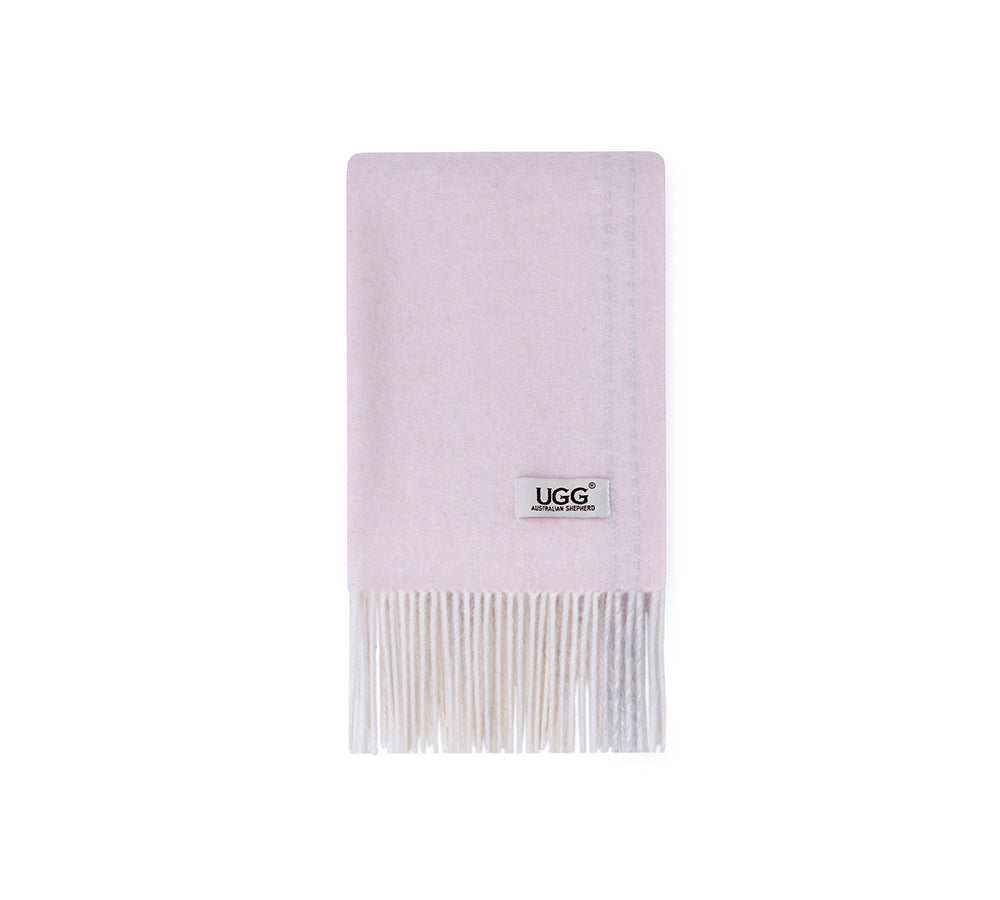 AUSTRALIAN SHEPHERD  100% Wool Plain Scarf Rasora