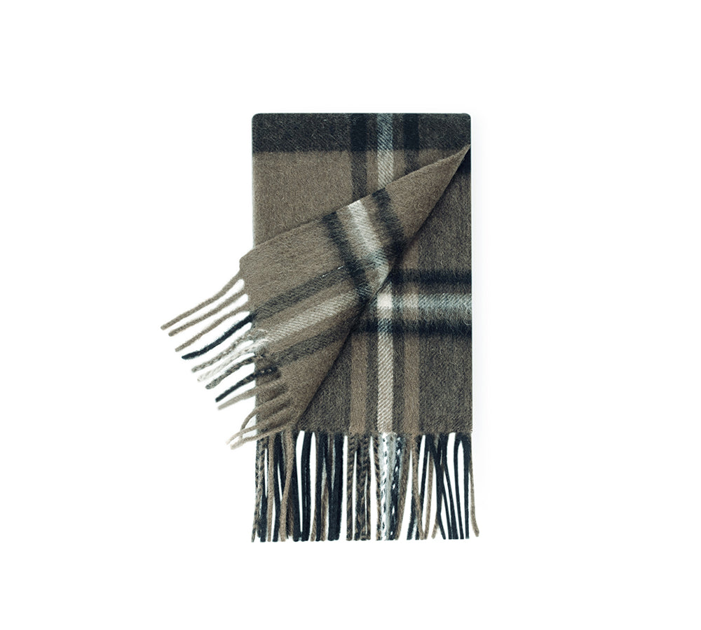 AUSTRALIAN SHEPHERD  100% Wool Check Scarf Snovia