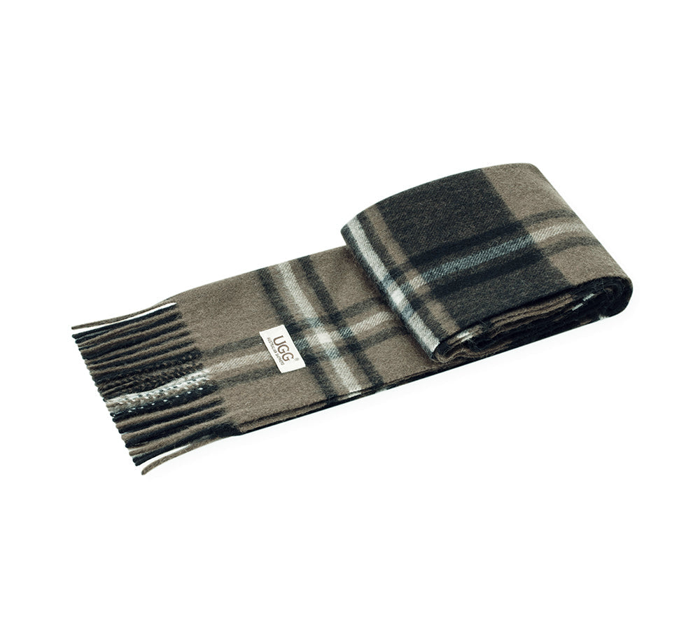 AUSTRALIAN SHEPHERD  100% Wool Check Scarf Snovia
