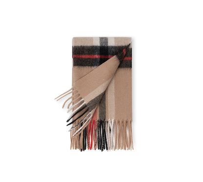 AUSTRALIAN SHEPHERD  100% Wool Check Scarf Solara