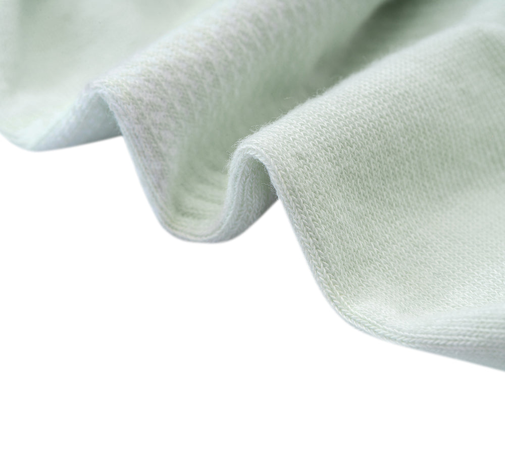 EVERAU  Cotton Ankle Shallow Mouth Fleura Socks One Pair