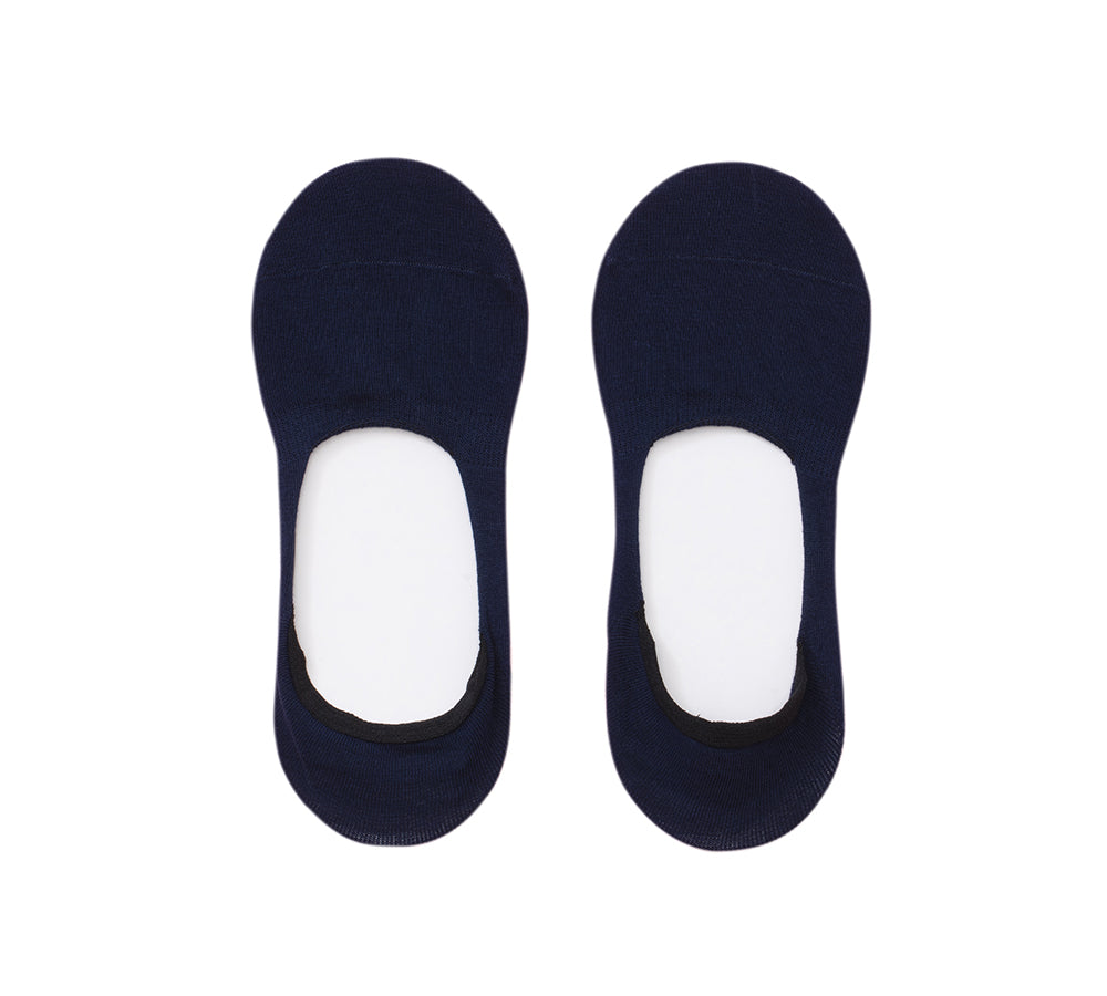 EVERAU  Men Cotton Ankle Shallow Mouth Rogue Socks One Pair