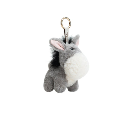 AUSTRALIAN SHEPHERD  Fluffy Plush Donkey Companion Moofy Keyring