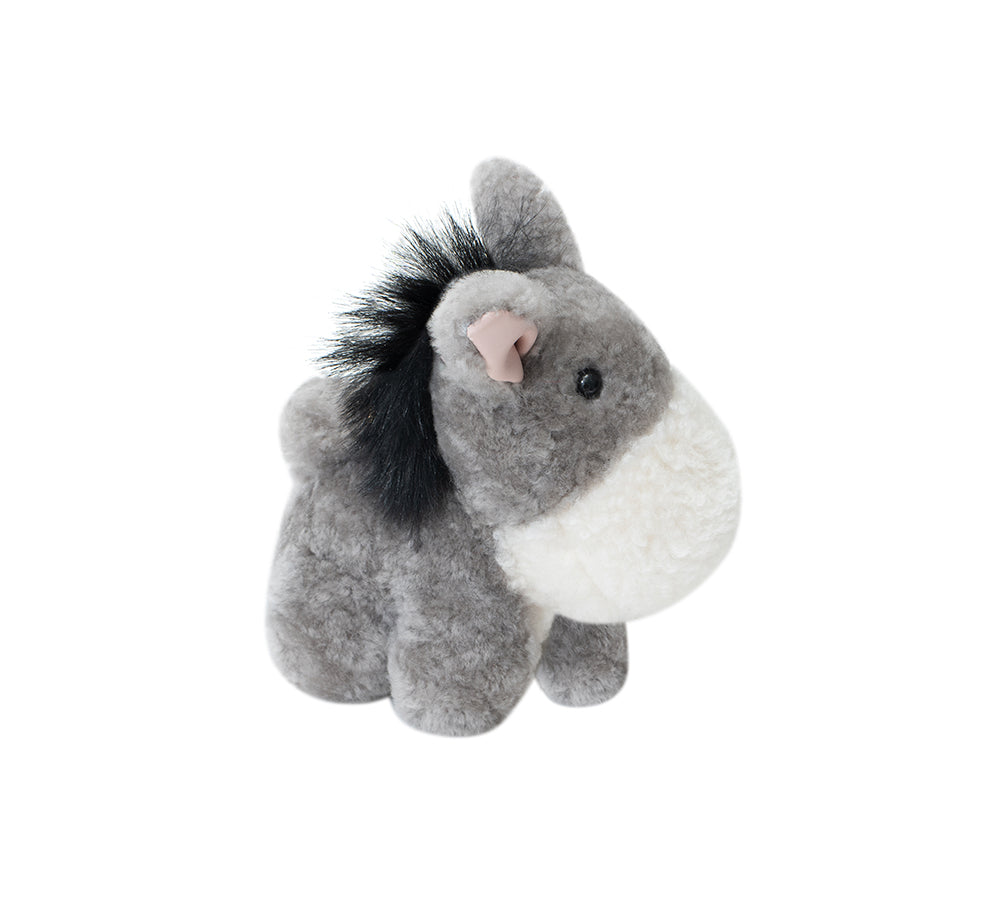 AUSTRALIAN SHEPHERD  Fluffy Plush Donkey Companion Moofy Keyring