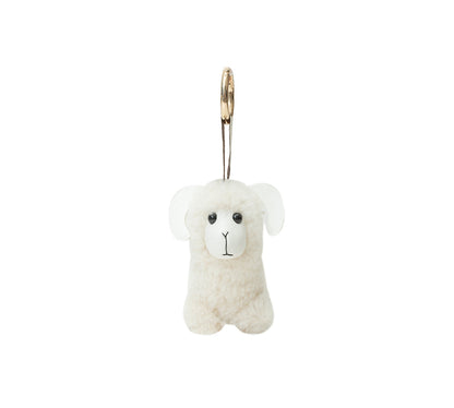 AUSTRALIAN SHEPHERD  Fluffy Wool Sheep Puffle Keyring