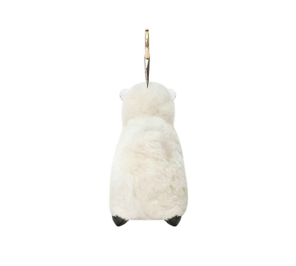 AUSTRALIAN SHEPHERD  UGG Keychain Fluffy Camel Twooly