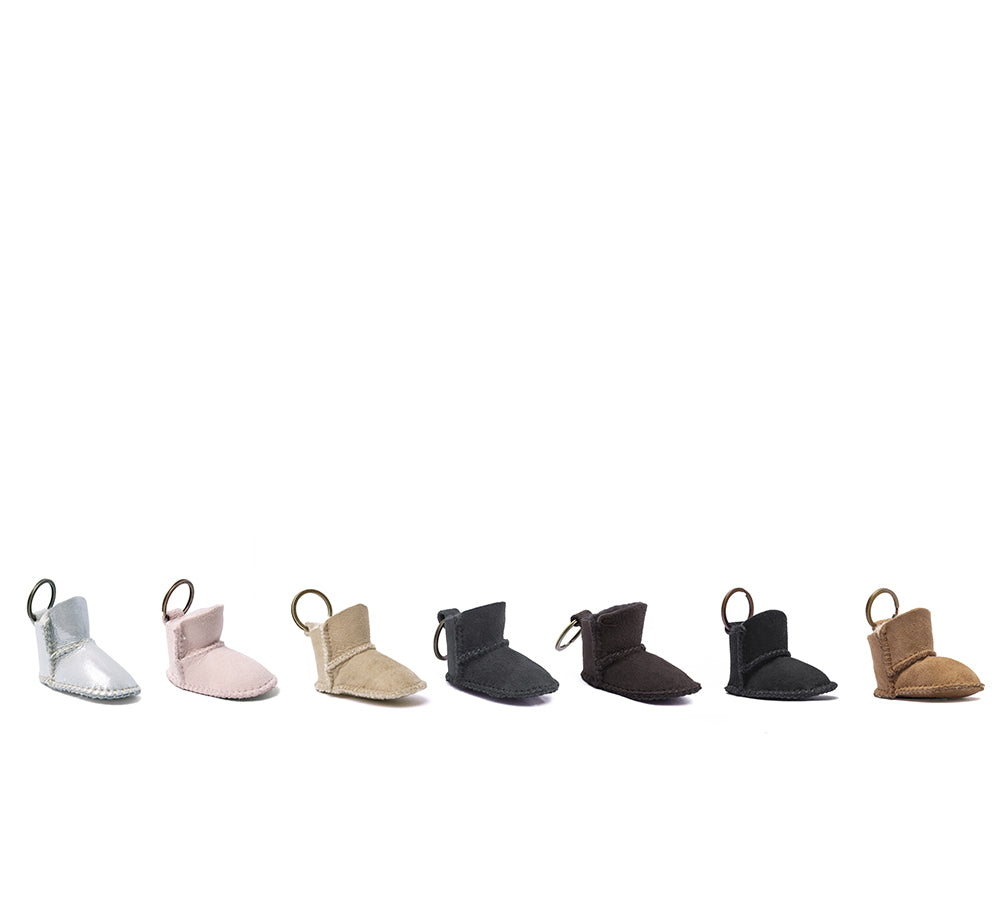 EVERAU® UGG Boot Sheepskin Wool Bootie Keyring-PEROZ Accessories