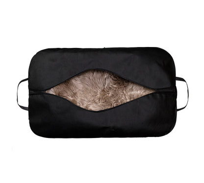 EVERAU  Australian Lambskin Single Color Long Rugs 105cm