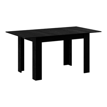 Oikiture 160cm Extendable Dining Table Cafe Table Black-Dining Table-PEROZ Accessories