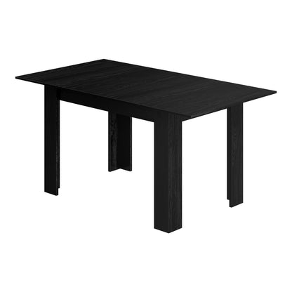 Oikiture 160cm Extendable Dining Table Cafe Table Black-Dining Table-PEROZ Accessories