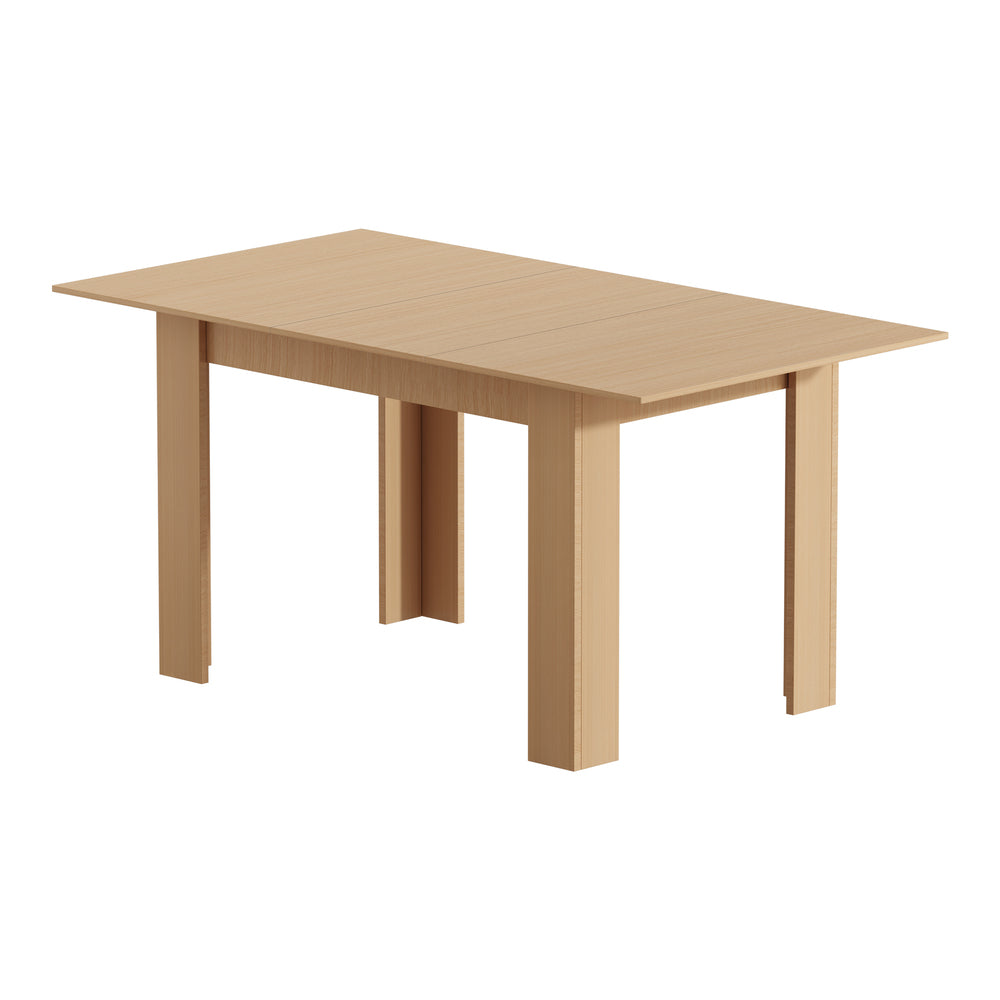Oikiture 160cm Extendable Dining Table Cafe Table Wooden-Dining Table-PEROZ Accessories