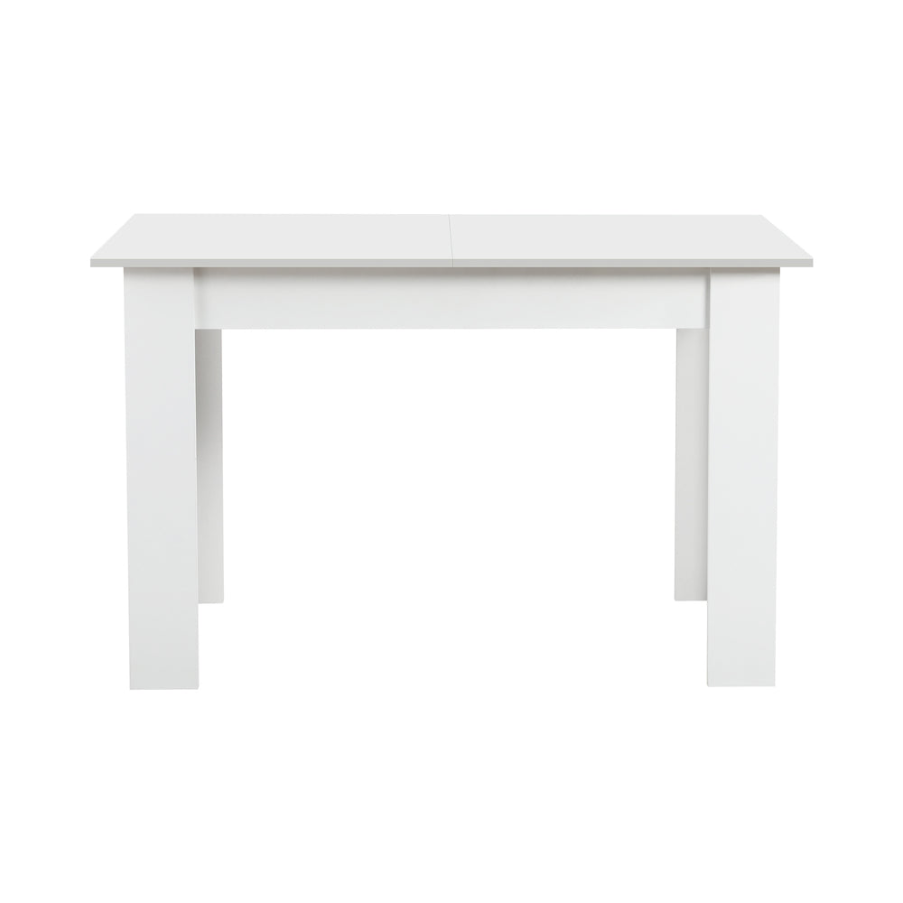 Oikiture 160cm Extendable Dining Table Cafe Table White-Dining Table-PEROZ Accessories