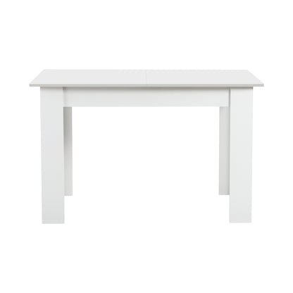 Oikiture 160cm Extendable Dining Table Cafe Table White-Dining Table-PEROZ Accessories