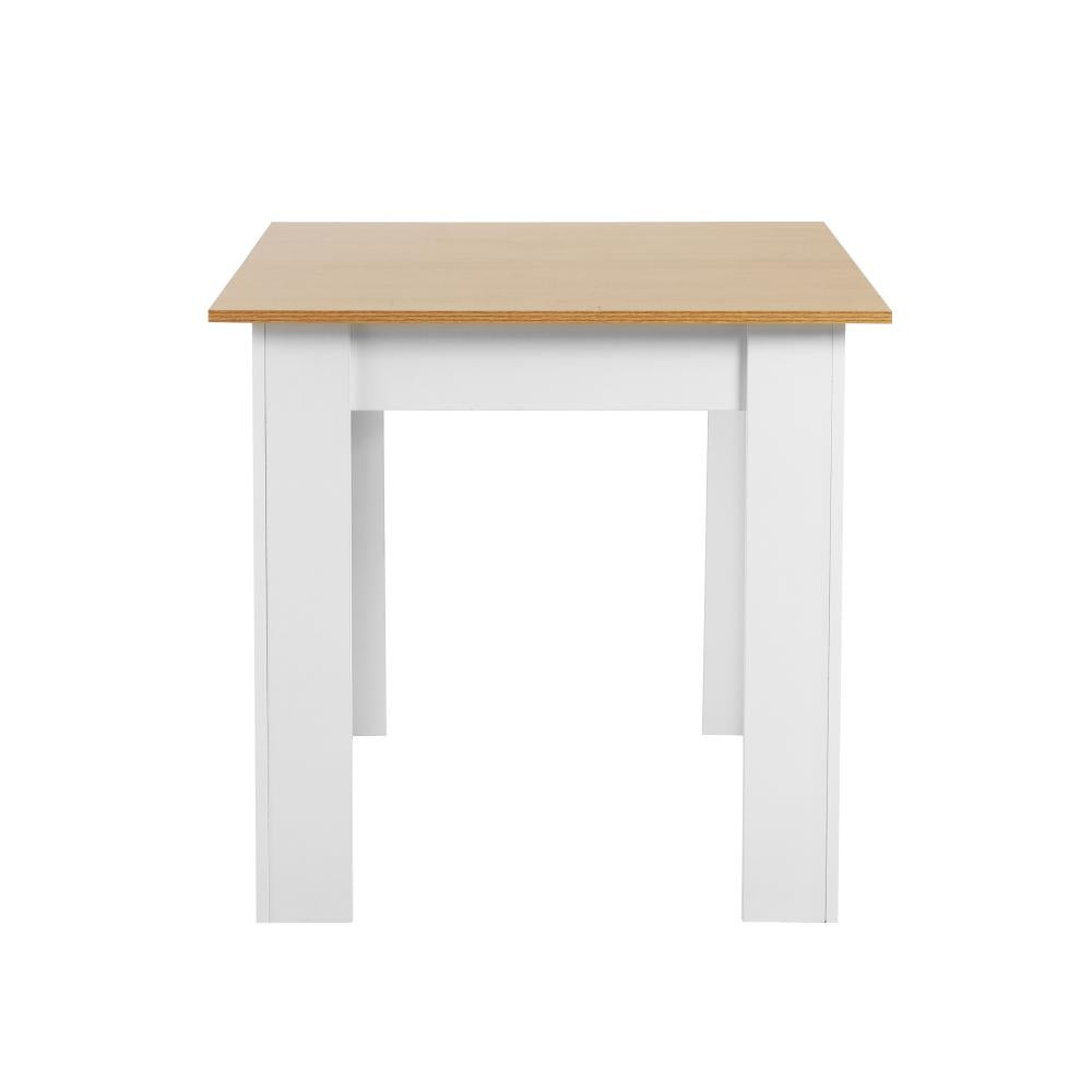 Oikiture 160cm Extendable Dining Table Kitchen Restaurant Cafe Table WoodenWhite-Dining Table-PEROZ Accessories