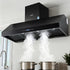 Devanti 1500mm Commercial BBQ Range Hood Dual Motor W/ Remote Control Black-Appliances > Kitchen Appliances > Cooking Ranges-PEROZ Accessories