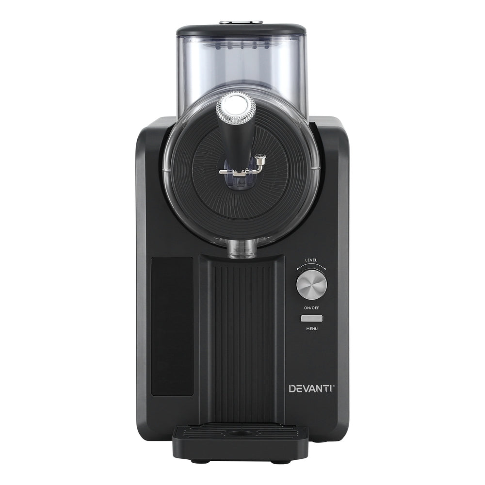 Devanti 2L Slushie Machine Ice Cream Maker Frozen Smoothies Milkshakes Black-Appliances &gt; Kitchen Appliances &gt; Ice Makers-PEROZ Accessories