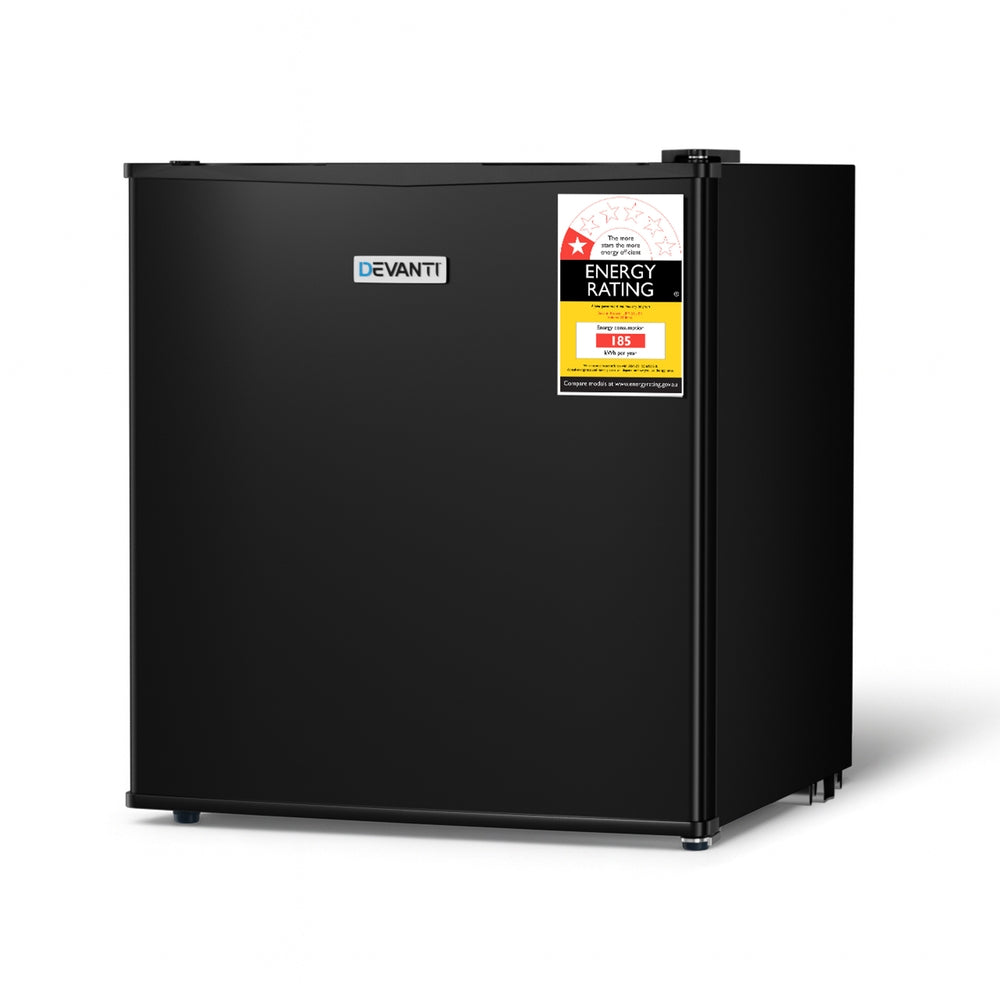 Devanti 31L Small Upright Freezer Vertical Freezer Black-Appliances &gt; Fridges &amp; Freezers &gt; Freezers-PEROZ Accessories