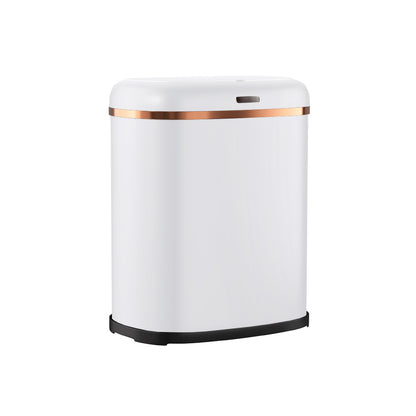 Devanti 38L Motion Sensor Bin Rubbish Automatic White-Home &amp; Garden > Kitchen Bins > Automatic Bins-PEROZ Accessories