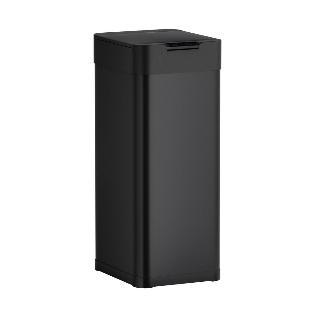 Devanti 50L Sensor Bin Motion Rubbish Bins Kitchen Automatic Trash Can Black-Home &amp; Garden > Kitchen Bins > Automatic Bins-PEROZ Accessories