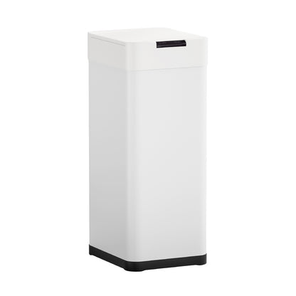 Devanti 50L Sensor Bin Motion Rubbish Bins Kitchen Automatic Trash Can White-Home &amp; Garden > Kitchen Bins > Automatic Bins-PEROZ Accessories
