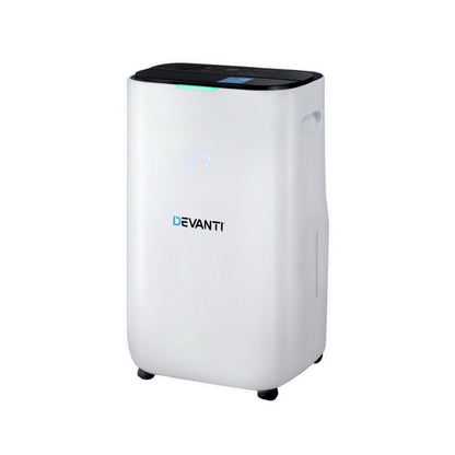 Devanti Dehumidifier 20L Air Purifier White-Appliances > Aroma Diffusers &amp; Humidifiers > Dehumidifiers-PEROZ Accessories