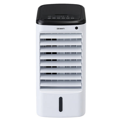 Devanti Evaporative Air Cooler Conditioner w/ Remote 4L-Appliances > Air Conditioners > Evaporative Coolers-PEROZ Accessories