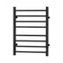 Devanti Heated Towel Rail 8 Square Bars with Timer Electric Heater Warmer Rack-Home & Garden > Bathroom Accessories > Towel Racks & Holders-PEROZ Accessories
