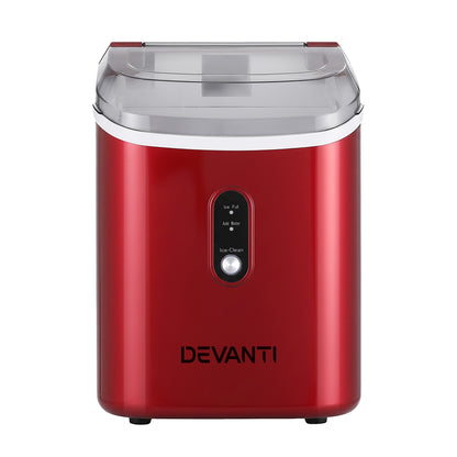 Devanti Ice Maker Machine 15kg Nugget Chewable Ice Cube-Appliances > Kitchen Appliances > Ice Makers-PEROZ Accessories