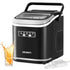 Devanti Ice Maker Machine Portable 12kg Countertop w/Self Cleaning 1.3L Black-Appliances > Kitchen Appliances > Ice Makers-PEROZ Accessories