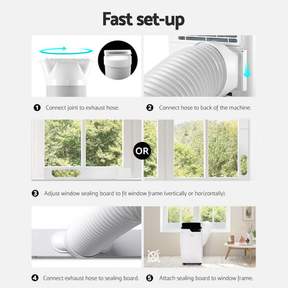 Devanti Portable Air Conditioner Dehumidifier Fan 12000BTU-Appliances &gt; Air Conditioners &gt; Portable Air Conditioners-PEROZ Accessories