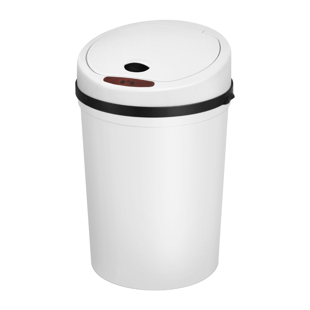 Devanti Sensor Bin Motion Rubbish Bins Kitchen Automatic Trash Can White 9L-Home &amp; Garden > Kitchen Bins > Automatic Bins-PEROZ Accessories