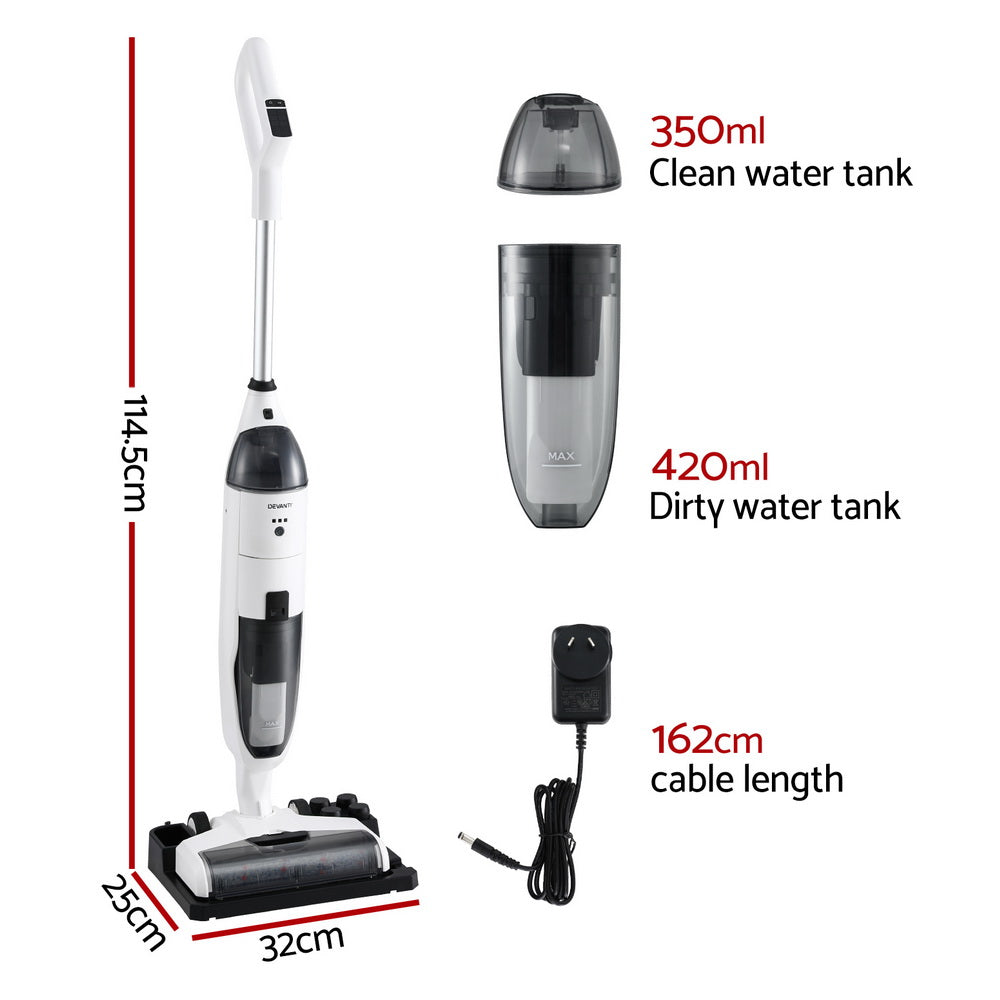 Devanti Wet Dry Stick Vacuum Cleaner 200W-Appliances &gt; Vacuum Cleaners &gt; Vacuums-PEROZ Accessories