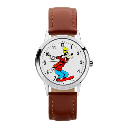 Disney Bold Goofy 35mm Brown Watch-PEROZ Accessories