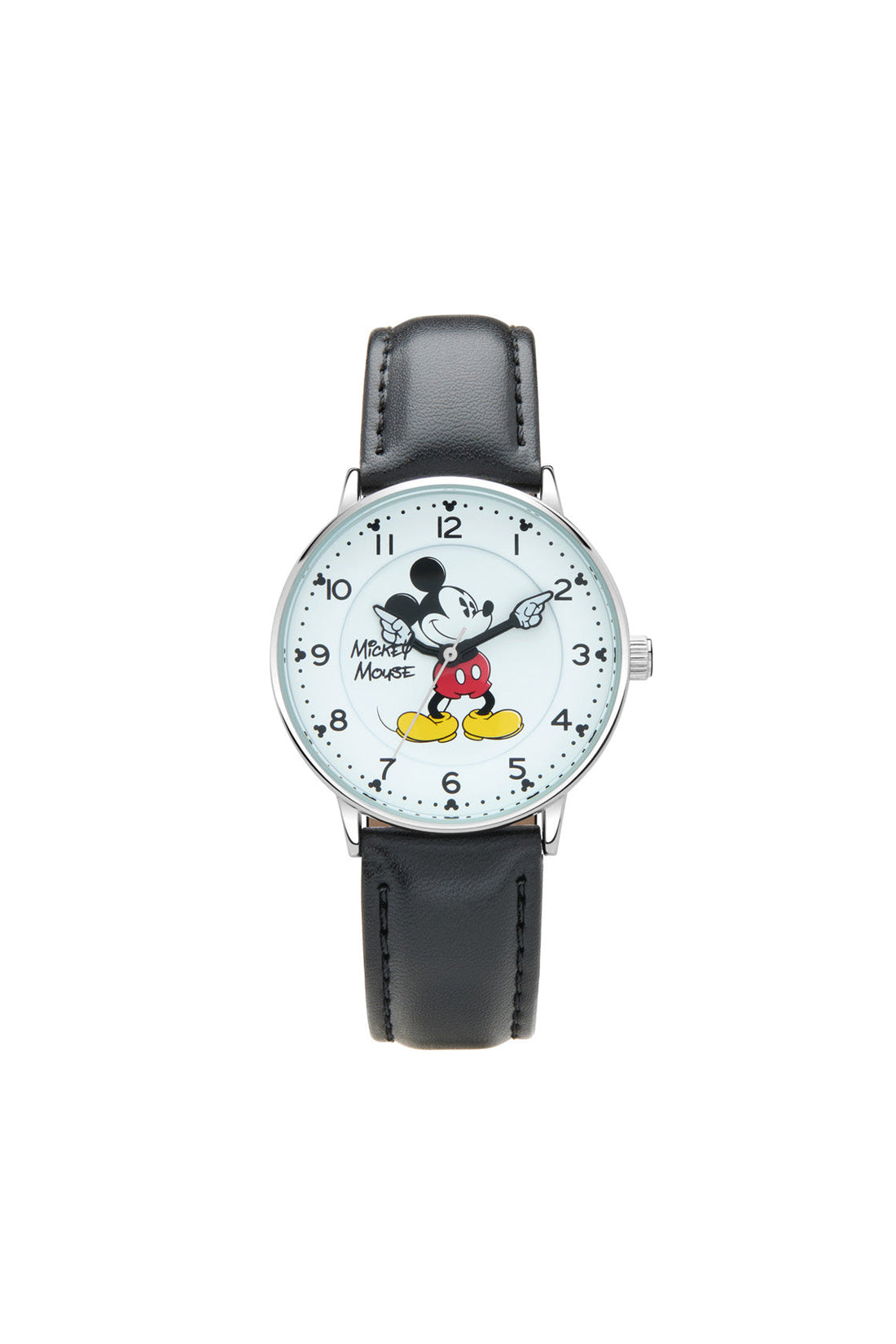 Disney Icon Mickey Collectors Edition 38mm Black Leather Watch-PEROZ Accessories