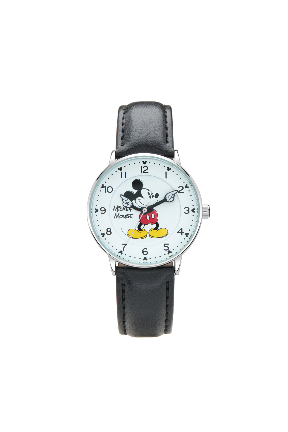 Disney Icon Mickey Collectors Edition 38mm Black Leather Watch-PEROZ Accessories