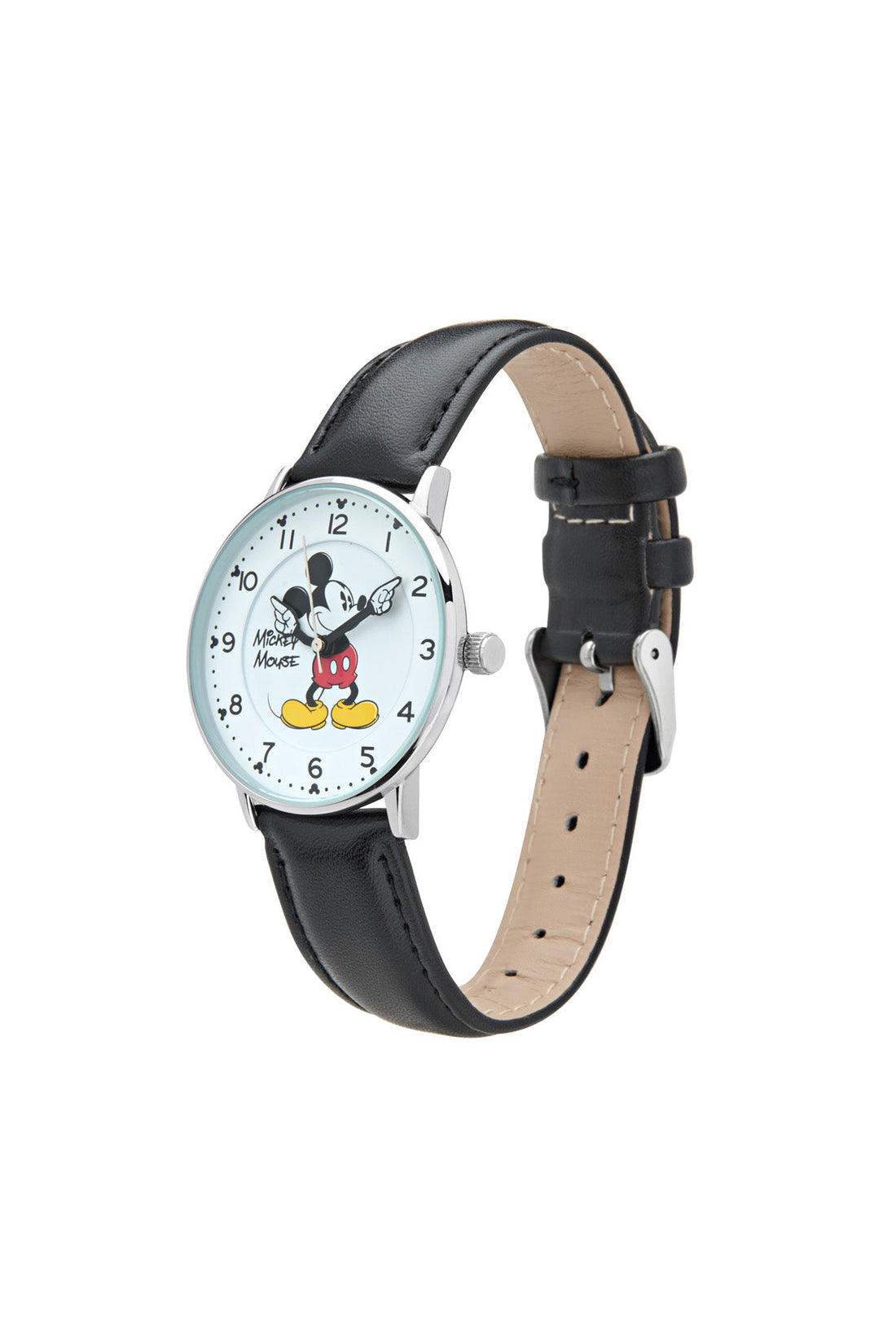 Disney Icon Mickey Collectors Edition 38mm Black Leather Watch-PEROZ Accessories