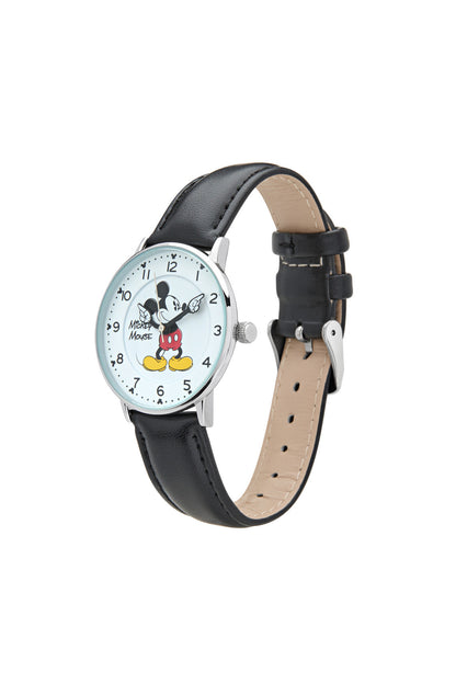 Disney Icon Mickey Collectors Edition 38mm Black Leather Watch-PEROZ Accessories