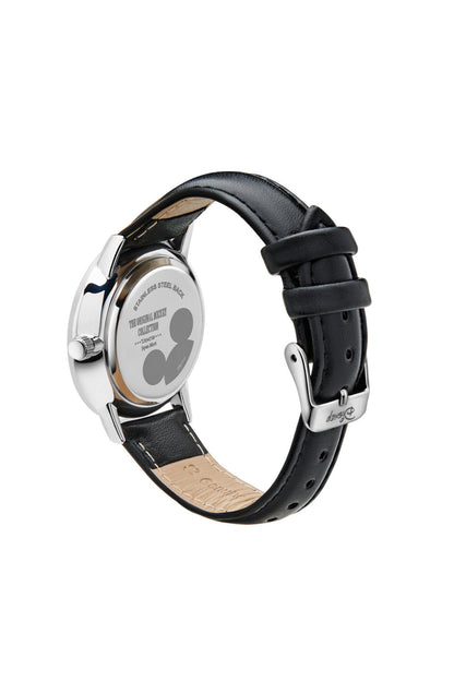 Disney Icon Mickey Collectors Edition 38mm Black Leather Watch-PEROZ Accessories