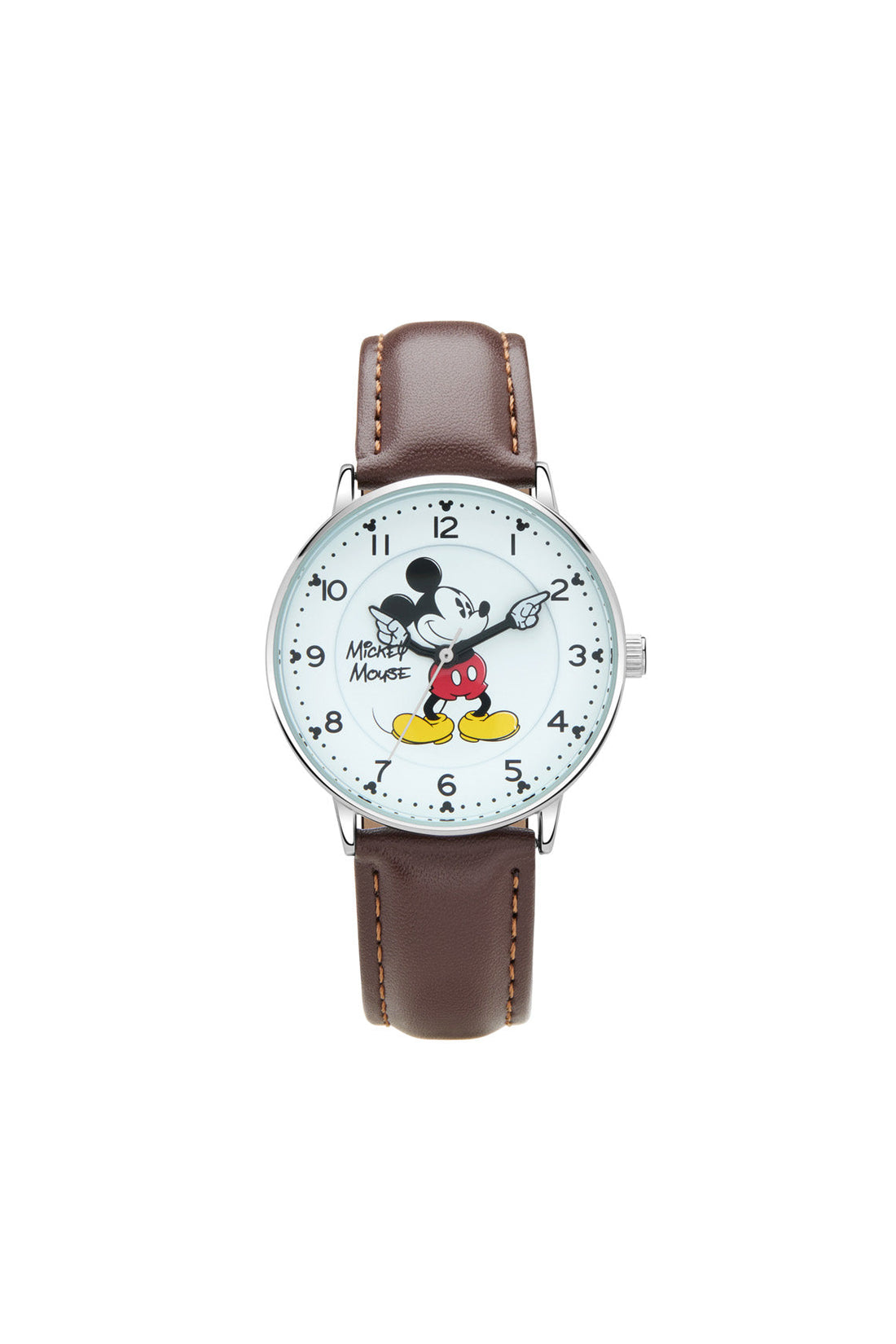 Disney Icon Mickey Collectors Edition 38mm Brown Leather Watch-PEROZ Accessories